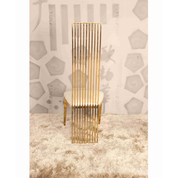 Банкет высокого заднего золота стула свадьбы роскошный предводительствует вес 200Kg нержавеющей стали