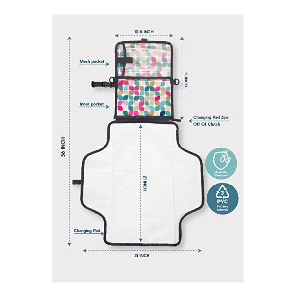 Shoulder Strap Large Diaper Bags Purse For Moms Beautiful Colorful Regular