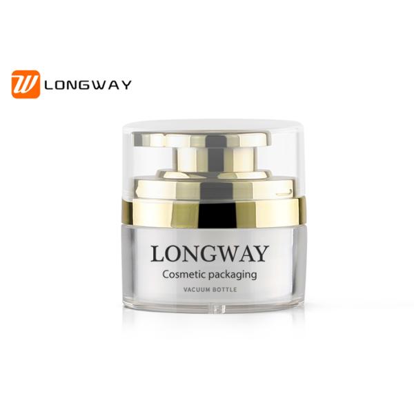 30ml Plastic Acrylic Airless Cream Jar/ Airless Pump Cosmetic Packaging