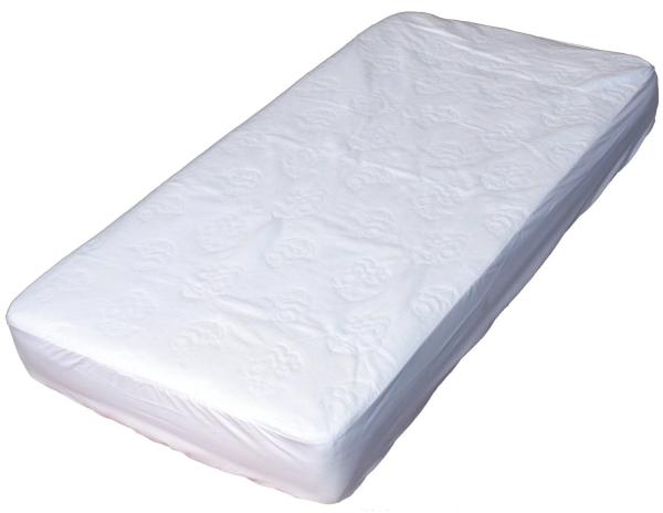 Hotel White Waterproof Mattress Protector Cover with Four Corner Anchor Straps
