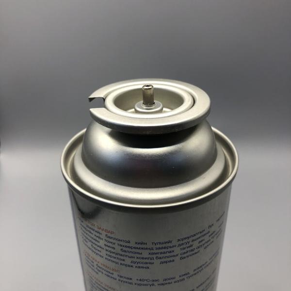 Black Handle Butane Gas Valve for Cooking/Baking Straight Valve Body Shape