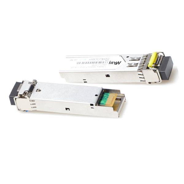 Hot Pluggable Sfp Transceiver Single Mode 1310nm , Cisco 1g Sfp Module DDM Bidi