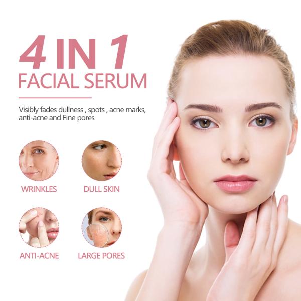 Natural Vitamin C E Serum With Niacinamide And Hyaluronic Acid / Organic Brightening Serum