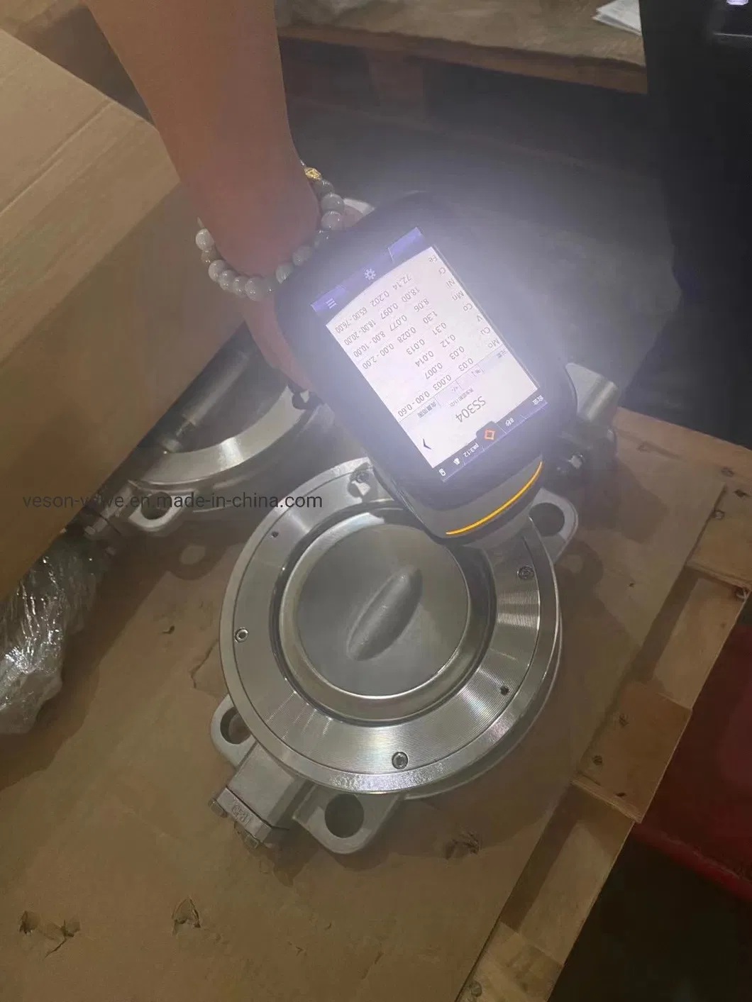 Pneumatic Butterfly Valve Flange Type Metal Seat High Pressure