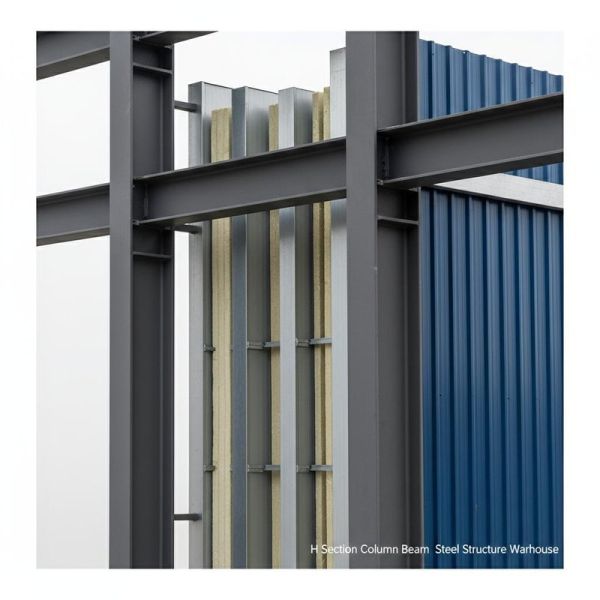 Heavy Duty Q355B Portal Frame Prefabricated Steel Structure Warehouse with Anti-Corrosion Galvanized Coating
