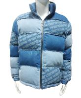 Mode Nouveau design Puffer d'hiver Hommes plus taille Vestes chaudes rembourrage en gros Bubble Bomber Denim Jean Jacket