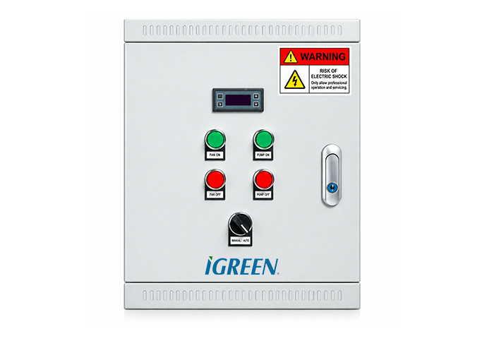 Intelligent Temperature Control Panel for Greenhouse Cooling Pad & Exhaust Fan Systems