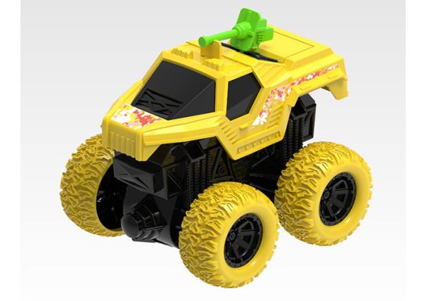 Mini Pull Back Monster Trucks Children's Play Toys Friction Vehicle Big Wheels