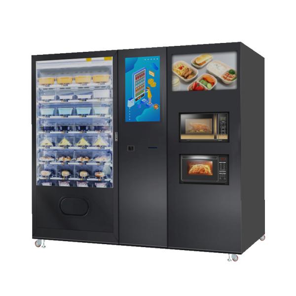 Healthy Options Cold Drink Fresh Food Vending Machine With Double-Glass Door Metal Sheet