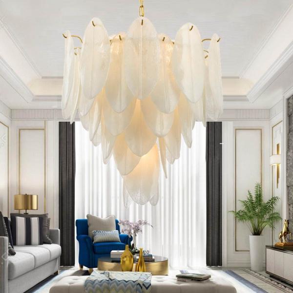 Nordic Modern Luxury Chandelier with Custom Pendant Lights and 3D Printing Pattern