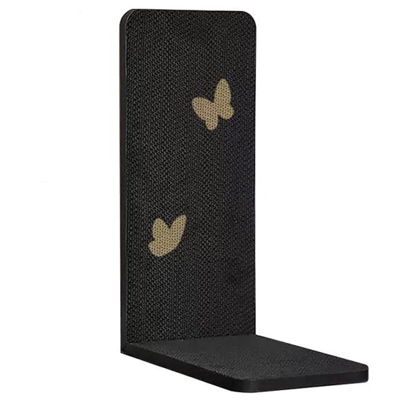 Corrugated Paper Grip and Wear Resistance Black Butterfly L-Shaped Cat Scratching Board