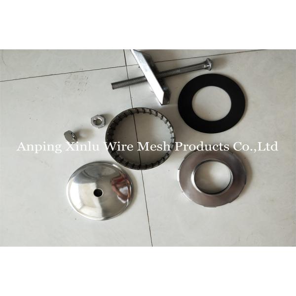 Double Flow Johnson Wedge Wire Hastelloy C Filter Nozzle 300PSI  With Screw M10