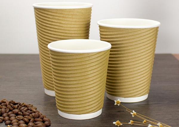 8oz 12oz 16oz  Hot Beverage Cups Paper Drinking To Go Cups with Cover