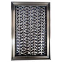 Maillage architectural décoratif en acier inoxydable personnalisé pour grilles de plancher et portes d'armoires