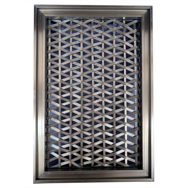 Customized Stainless Steel Decorative Architectural Mesh For Floor Grilles And Cabinet Doors