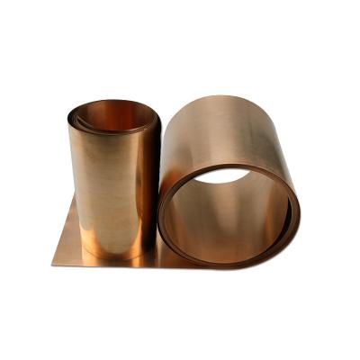 Tira de cobre ASTM B768 0.35x200mm do berílio C17410 para contatos da mola