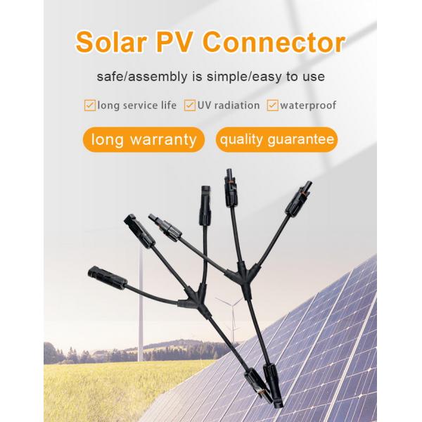 1 Pair Y Type Ffm Mmf Wire Solar Branch Connector T Splitte 30a