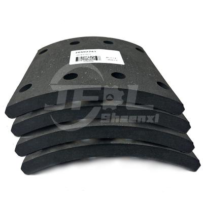 Front Brake Shoe Lining Friction Plate 20502261 for China DongfengTruck Brake Parts