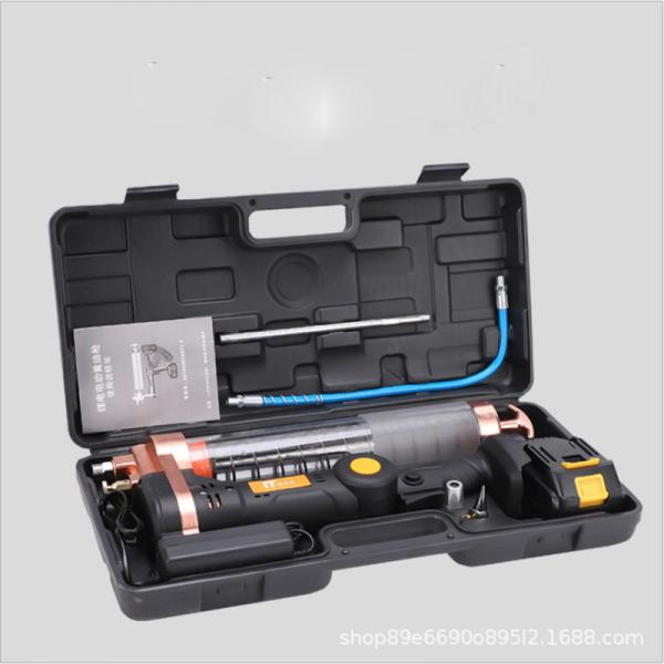 Heavy Duty 600cc Electric Grease Gun With 6800g/Min Oil Output From Two Batteries