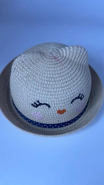 Breathable Straw Sun Hat Wide Brim Floppy Womens Summer Beach Hat Ribbon Solid Natural