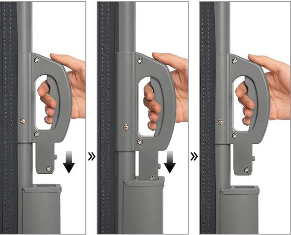 Canopy UV-resistant Waterproof Side Retract Awing,H 160-200CM,L 300-400CM,Grey