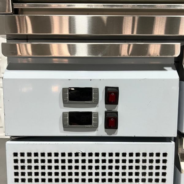 Kitchen SS Under Counter Pizza Prep Table Refrigerator for Salad Bar Sandwich