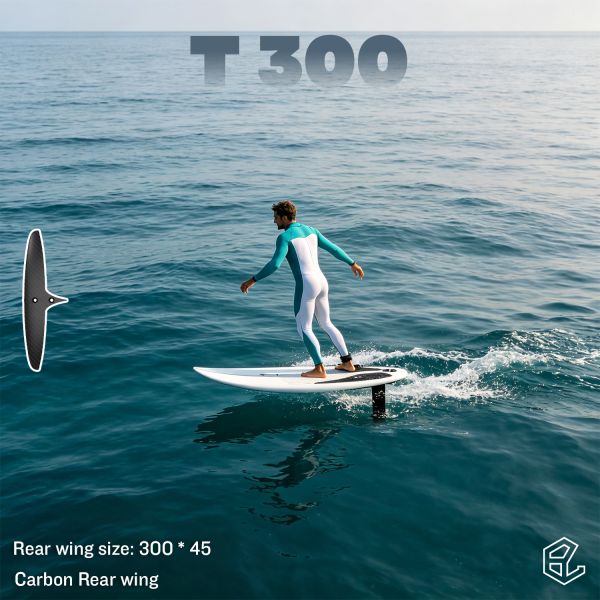 SURF SKINNY - 300/45 Carbon Rear Hydrofoil wing Water Sports Rear Wing Stab Stabilizer Tail 