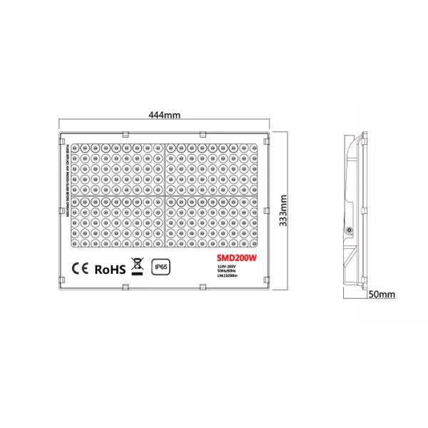 Тонкая линия на открытом воздухе света потока СИД, света потока СИД экстерьера современного дизайна белые