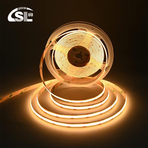 384 чипов/м COB Высокий лумен DC12V24V Теплый 3000K светодиодный светодиодный свет для телевизора