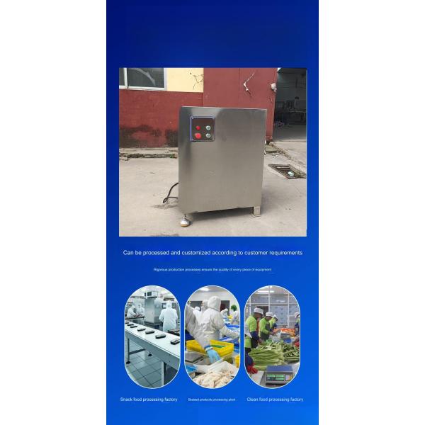 380V Industrial Refrigirated Meat Grinder Stainless Steel Electric Meat Bone Grinder