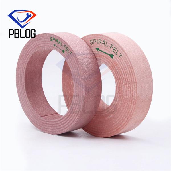 Round Glass Sanding Wheel Wool Glass Edge Polishing Felt Wheel