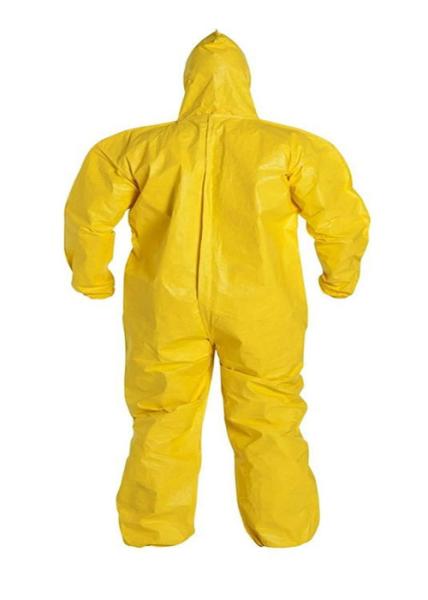 Waterproof Disposable Protective Coverall Chemical Resistant For Medical Laboratory