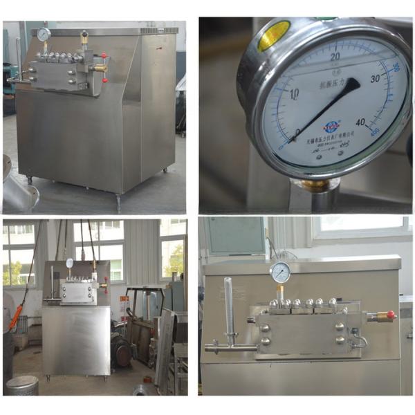 Технология 1000 л/ч Молочный гомогенизатор для 1280*850*1190 мм Размер