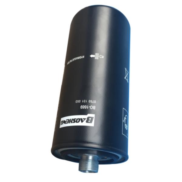 High Temperature Resistant Large Capacity Hydraulic Oil Filter HF6317 P550416 215mm Height Engine Protection