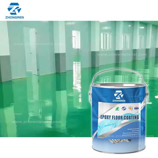 Scratch Resistant Flat Floor Paint Epoxy Coating Paint With Zero VOC
