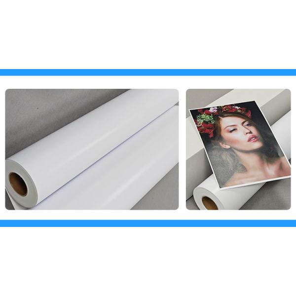 24'' 36'' Wide Format Aqueous RC Satin 260gsm Microporous Inkjet Photo Paper Roll for CANON EPSON
