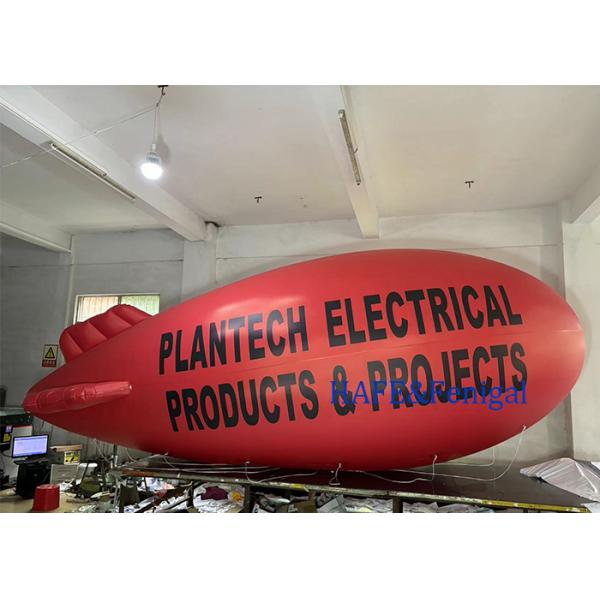 Outdoor Lift Off Advertising Helium Balloon Inflatable Blimp With LED Light