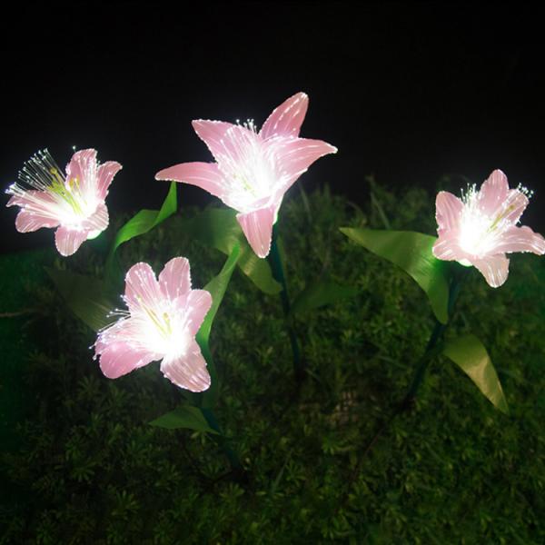 LED Fiber Optic Lily Lights Wedding Decorative Lights Park Scenic Spots Beautiful And Bright Decorative Lights