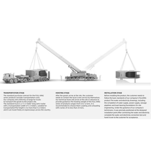 Confort et efficacité Capsule spatiale mobile avec cuisine Ecocapsule personnalisable