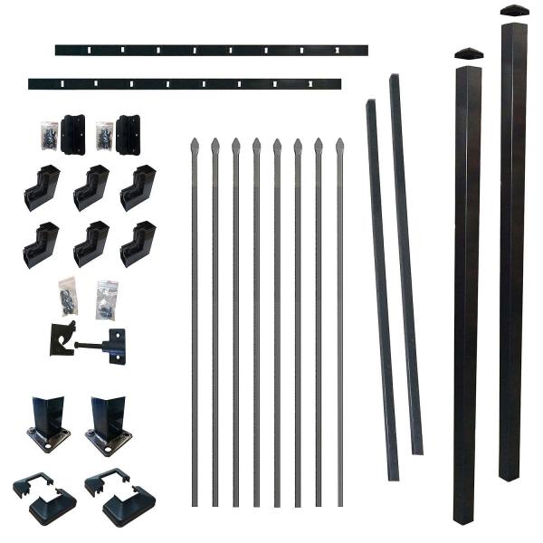 Galvanized Backyard Or Garden Steel Fences Wrought Iron Garden Fence Panels