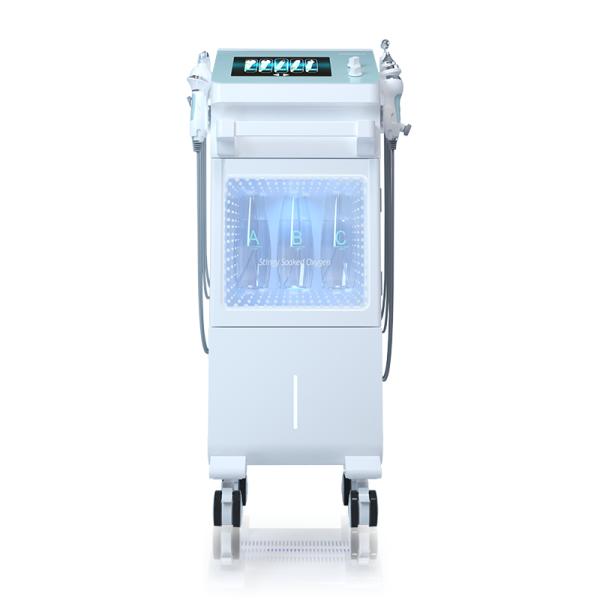 Máquina HydraFacial de Limpieza Profunda 9 en 1 – Microdermoabrasión Hidro 90KPA para una Piel Radiante | Dispositivo Profesional Multifuncional