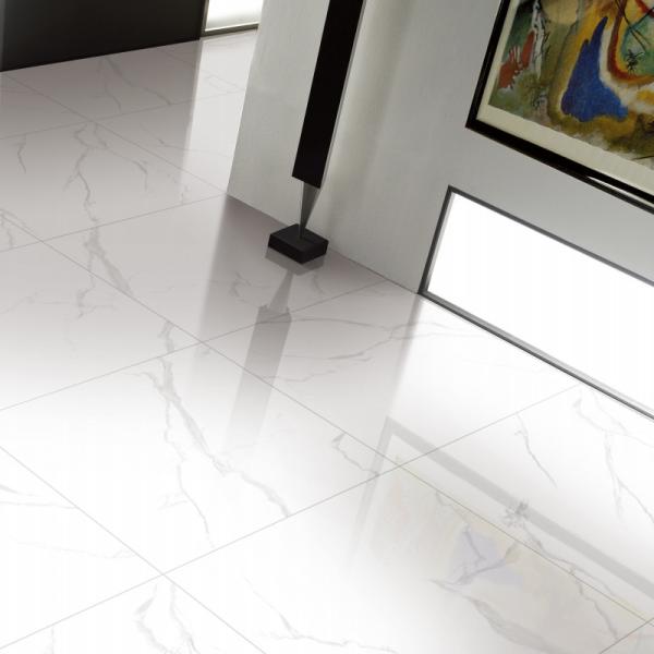Rectified Edge Glazed Porcelain Tile with Polished Surface and PEI Rating 4