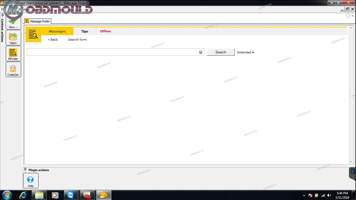 Тяжелое строительное оборудование для Liebherr SCULI Диагностический кран экскаватор грузовик Диагностический Liebherr Диагностический комплект