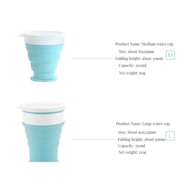 Novel Style Outdoor Folding Water Cup for Sports and Travel Tea Cup Camping Novel Design