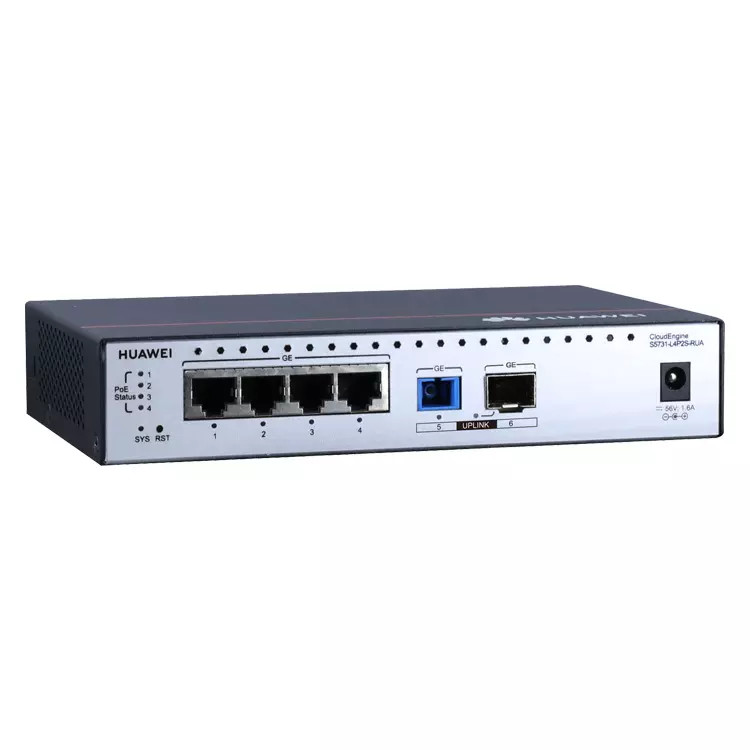 Основание-T переключателя сети S5731-L4P2S-RUA HUAWEI 4 гаван Poe 4*10/100/1000