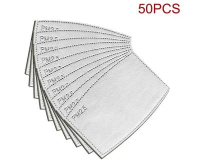 Pm2.5 Protective Filter Non Woven Fabric Mask 5 Layers   Anti Haze  100pcs