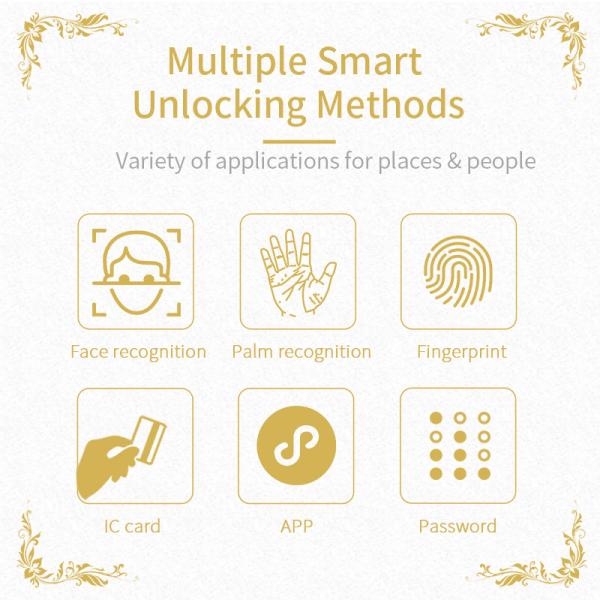 Tuya 7.4V Keyless Deadbolt Lock With Biometric Fingerprint Recognition