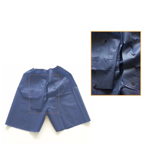 Nonwoven 45g Disposable Medical Gowns Dark Blue Disposable Colonoscopy Pants