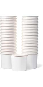 9-Oz Disposable Dessert Bowls For Hot Or Cold Food, 9-Ounce Party Supplies Treat Cups For Sundae, Frozen Yogurt