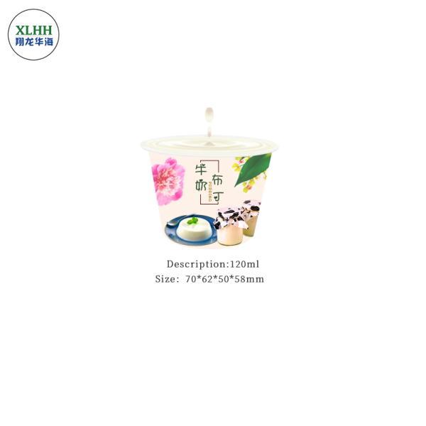 Food Grade Temperature Resistant 600ml Paper Food Buckets